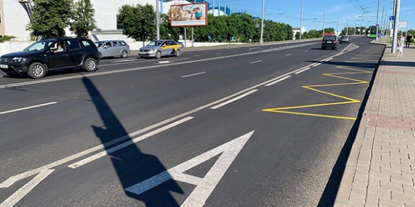 
                            
        						В Гродно появилась полоса для общественного транспорта                            
						