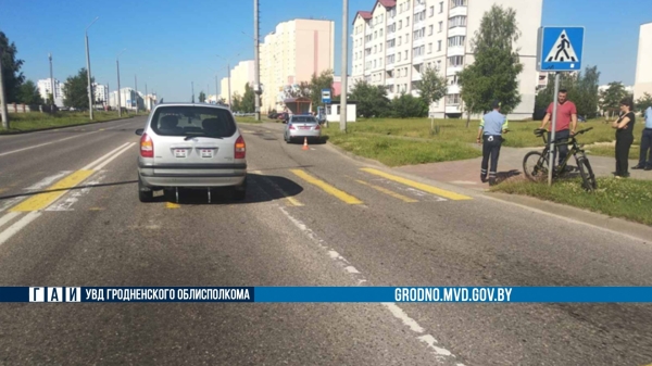 Всего за сутки в Гродно в авариях пострадали двое несовершеннолетних детей