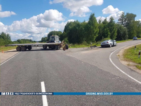 
                            
        						Трактор не пропустил AUDI в Сморгонском районе – пострадали водитель и пассажирка "легковушки"                            
						