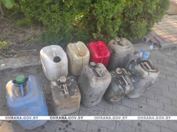Сотрудники охраны под Гродно пресекли хищение более 200 литров топлива