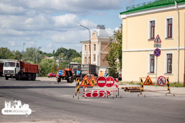 Поправка для водителей: улицу Пролетарскую в Гродно будут ремонтировать на другом участке