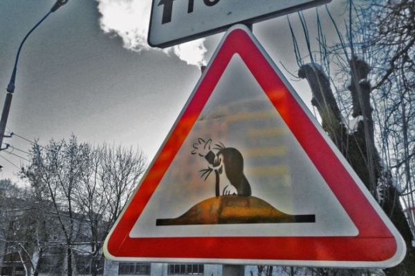 22 забавных и странных дорожных знака, которые точно поднимут вам настроение