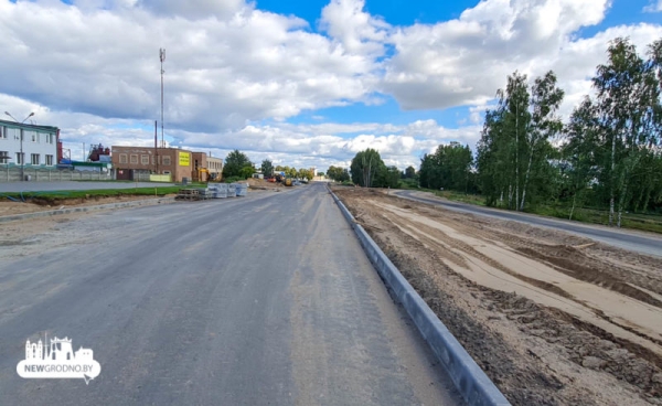 Изменились сроки ремонта улицы Аульской в Гродно — её не откроют до осени
