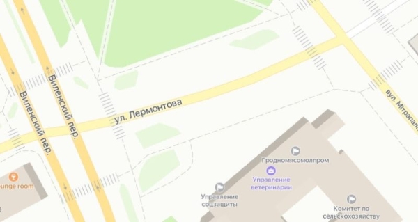 На две недели закроют «перемычку» двух улиц недалеко от центра Гродно